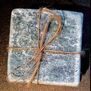 Natural stone coasters